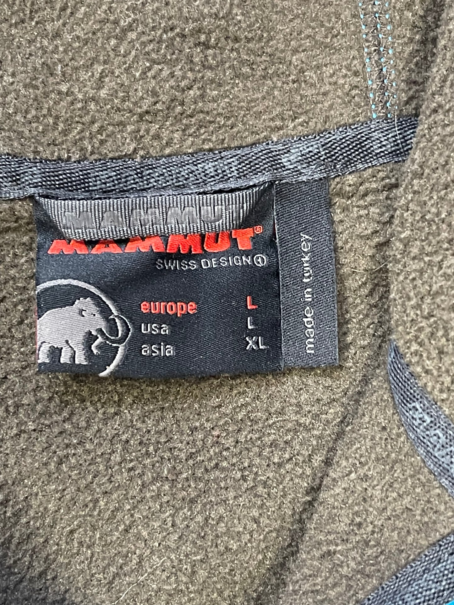 Fleece Jacke von Mammut (L Herren) Kapuzenjacke braun