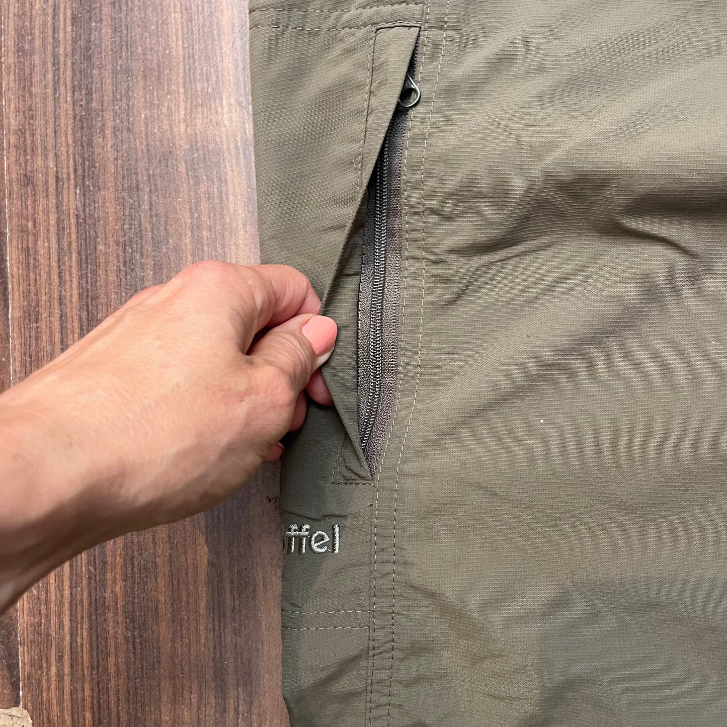 Capri Shorts von Schöffel (XXL Damen) 2/3 Funktionshose wasserabweisend khaki