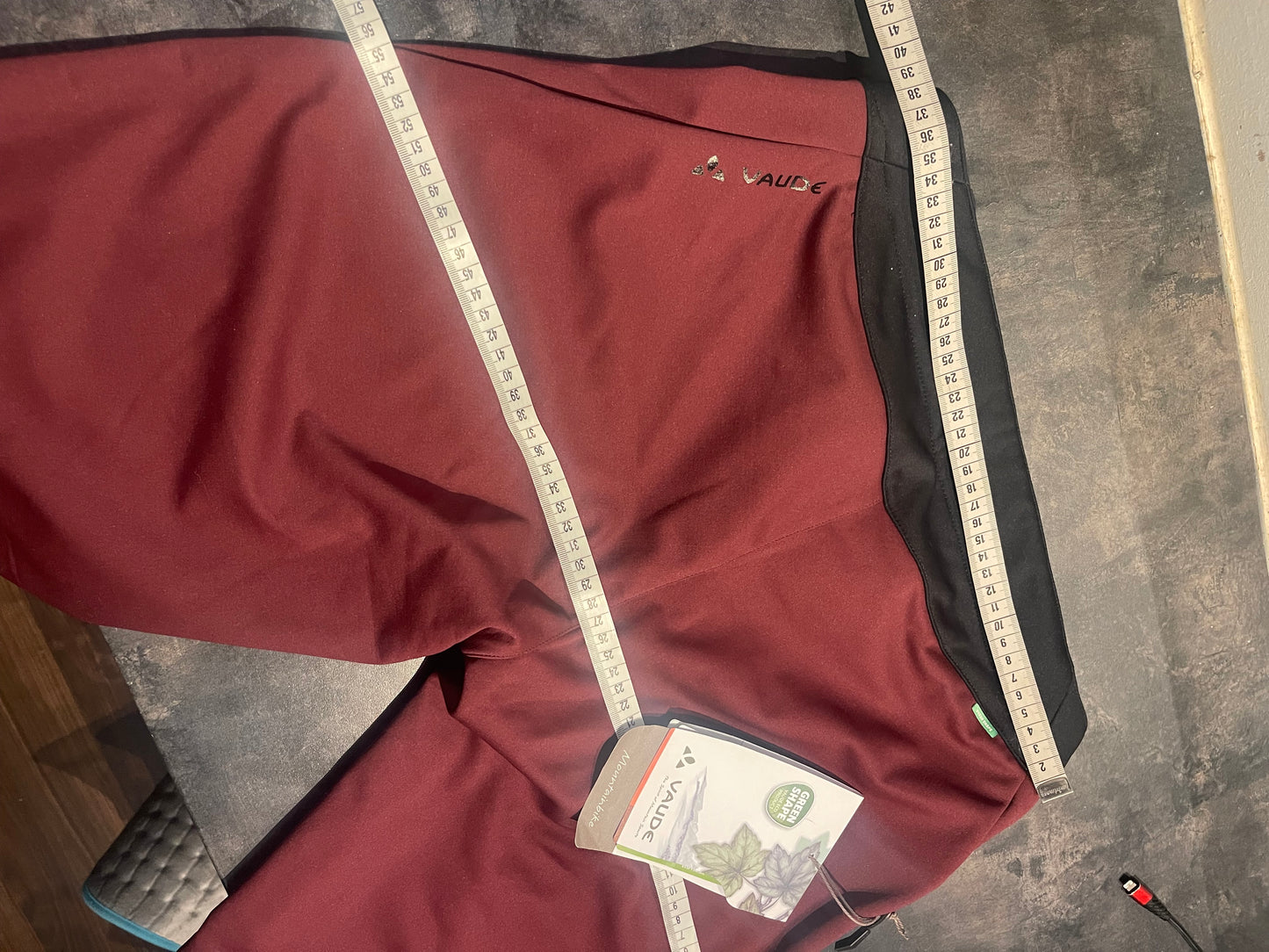 Ski / MTB 3in1 Hose von Vaude (XS/ S Damen ) Softshell Purpur schwarz