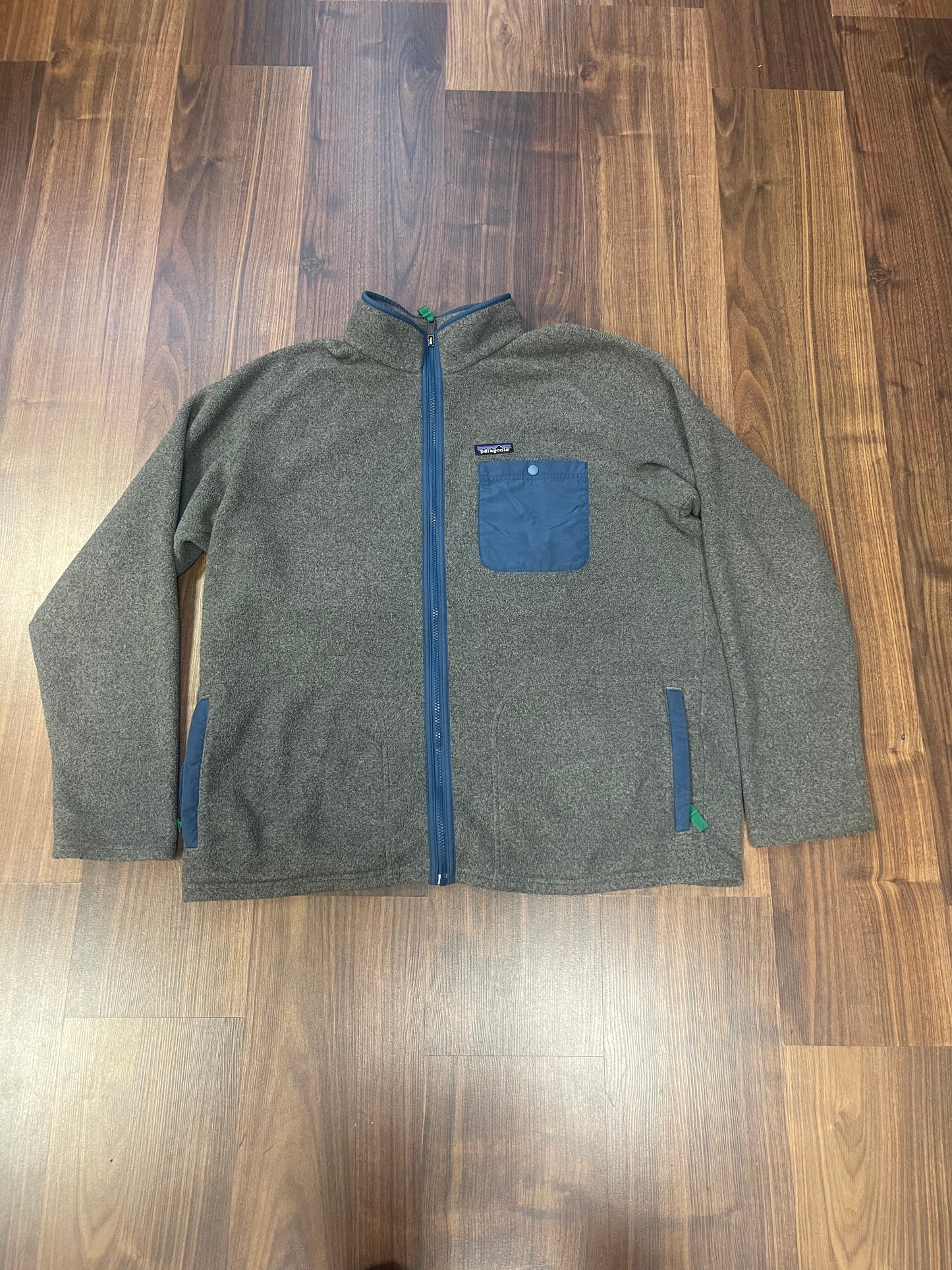 Patagonia Fleece Jacke (XL Herren) Synchilla Zipper grau