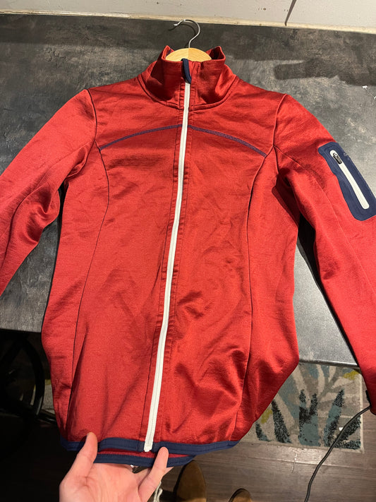 Ortovox Fleece Jacke Merino inside (XS Damen) bordeaux