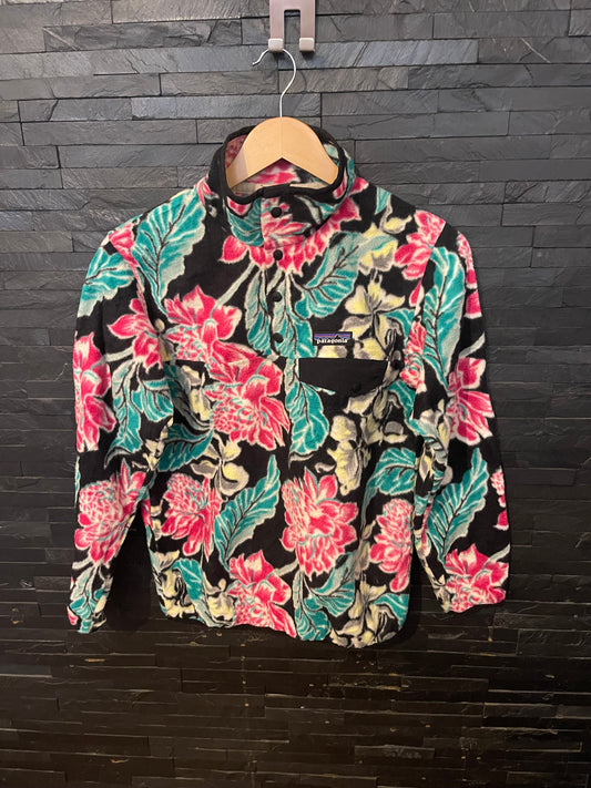 Fleece Pullover von Patagonia Synchilla (XS Damen) schwarz bunt