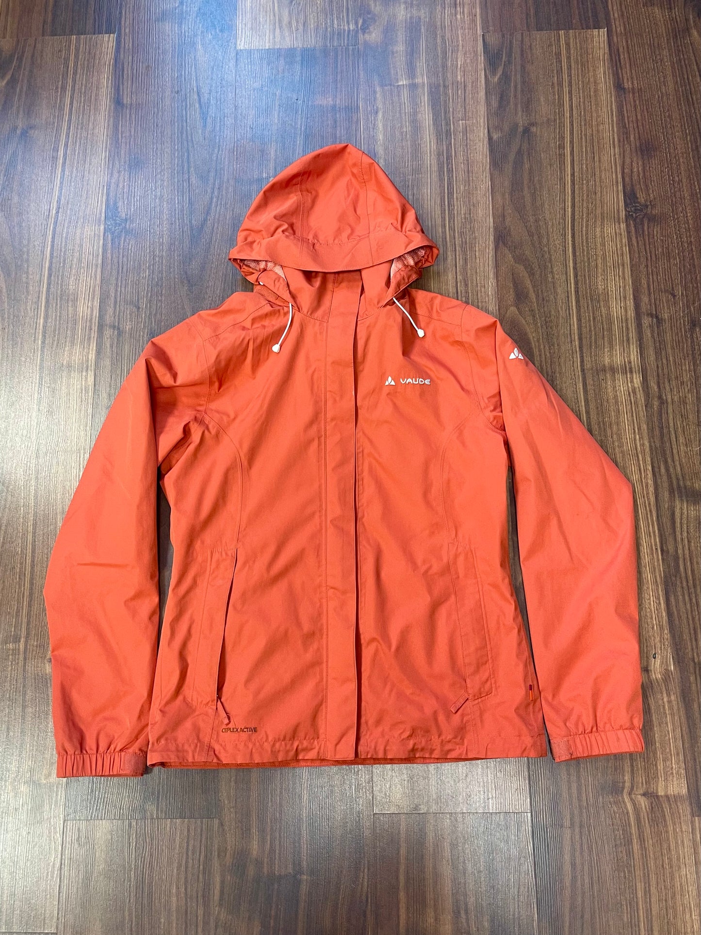 Regen Jacke von Vaude (S Damen) Funktionsjacke wasserdicht Terrakotta