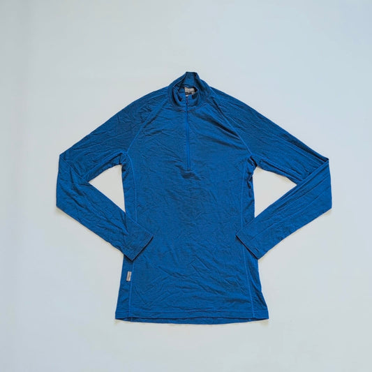 Merino 200 Zip Longsleeve Icebreaker (L Herren) blau