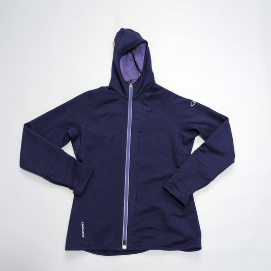 Warme 260 Merino Jacke von Icebreaker (M Damen) lila mit Kapuze