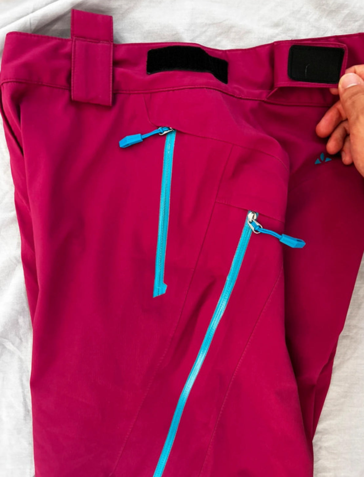 Skitouren Hose von Vaude (M/ L Damen) 3L Hardshell Magenta pink