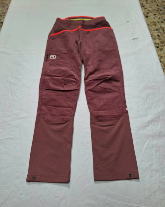 Trekking Hose von Ortovox mit Merino (S Damen) Cord beerenfarbig