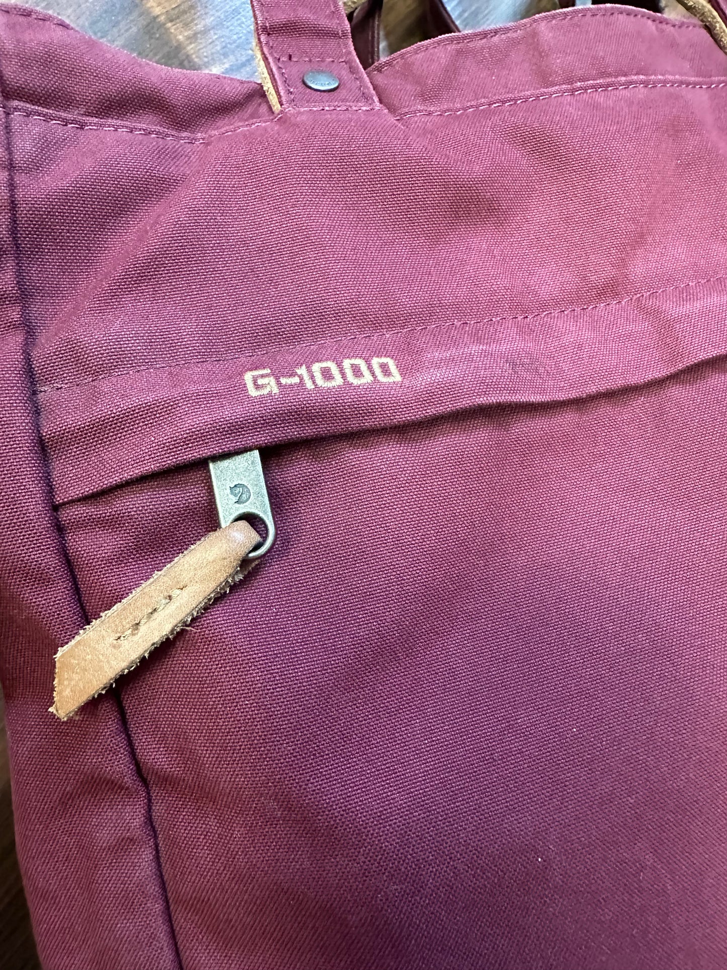 Tasche / Rucksack Fjällräven G-1000 Tote Bag No.1 Bordeaux