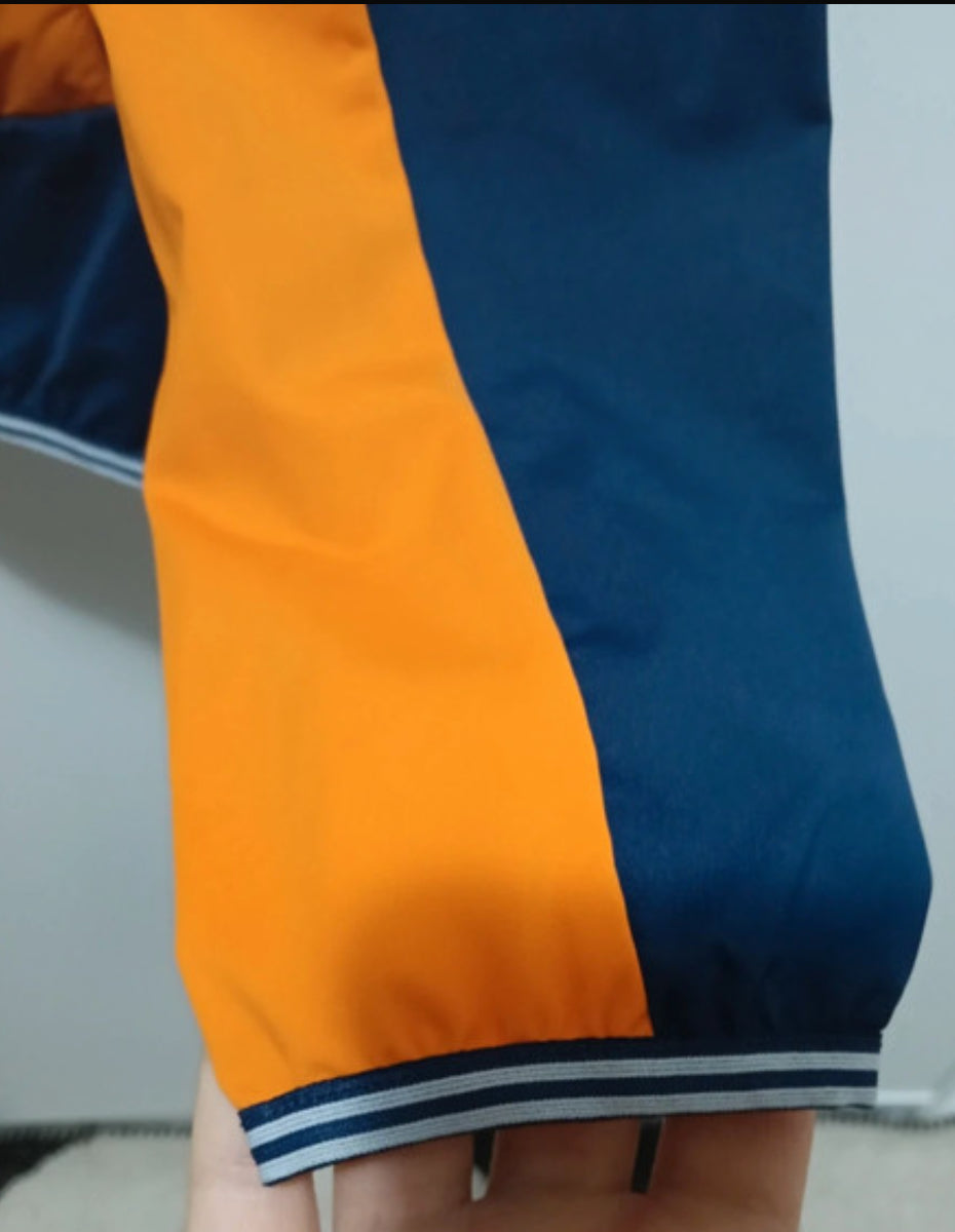 Hybride Jacke von Martini (M Herren) Primaloft + Stretch orange dunkelblau