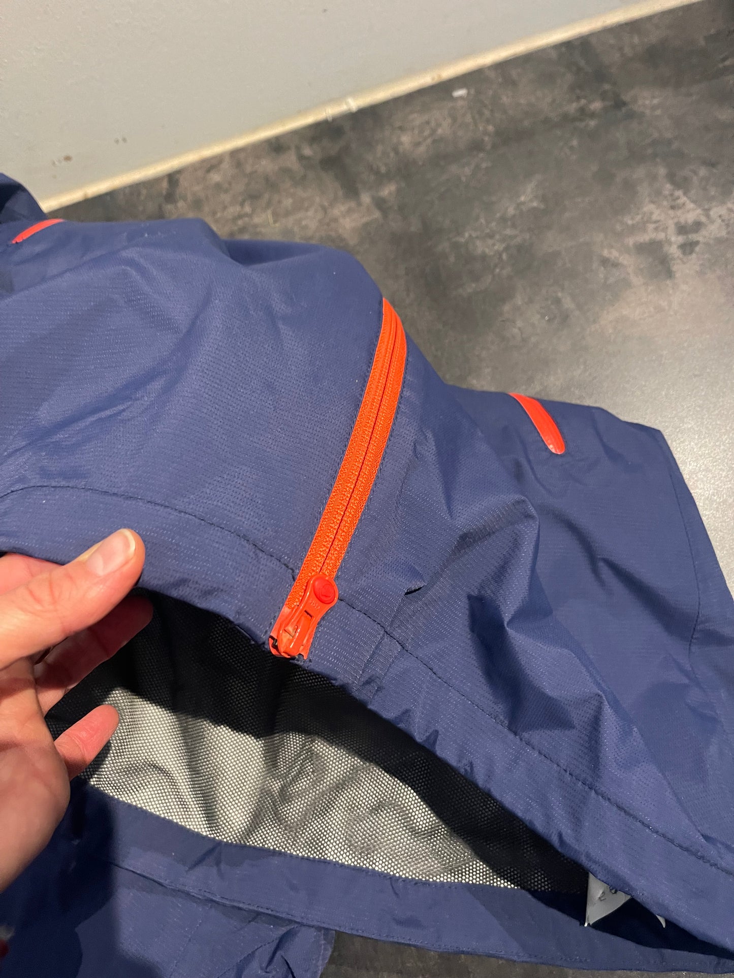 Hardshell Jacke von Mammut (L Herren) 3-lagig blau wasserdicht