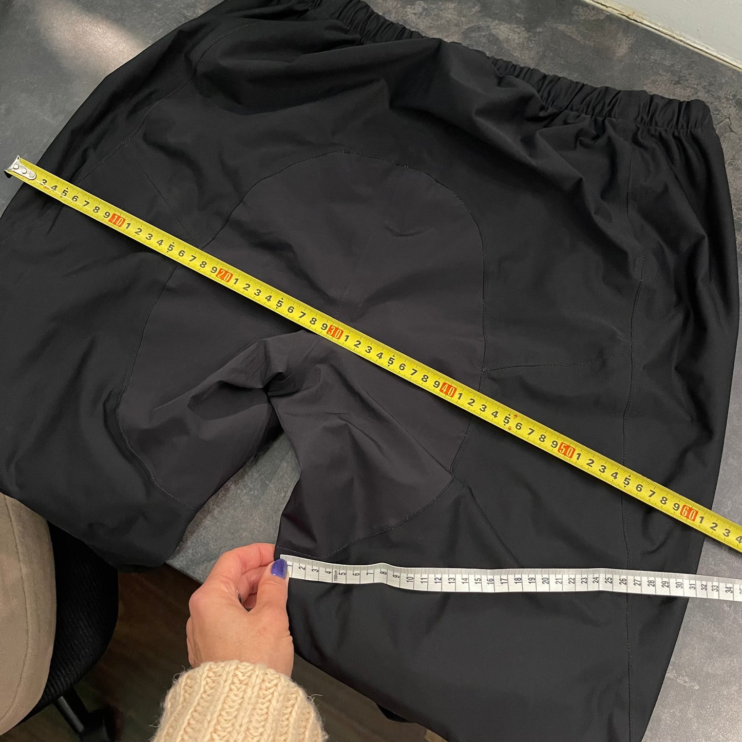 Rad Regenhose von Löffler (XL) GoreTex Überhose schwarz