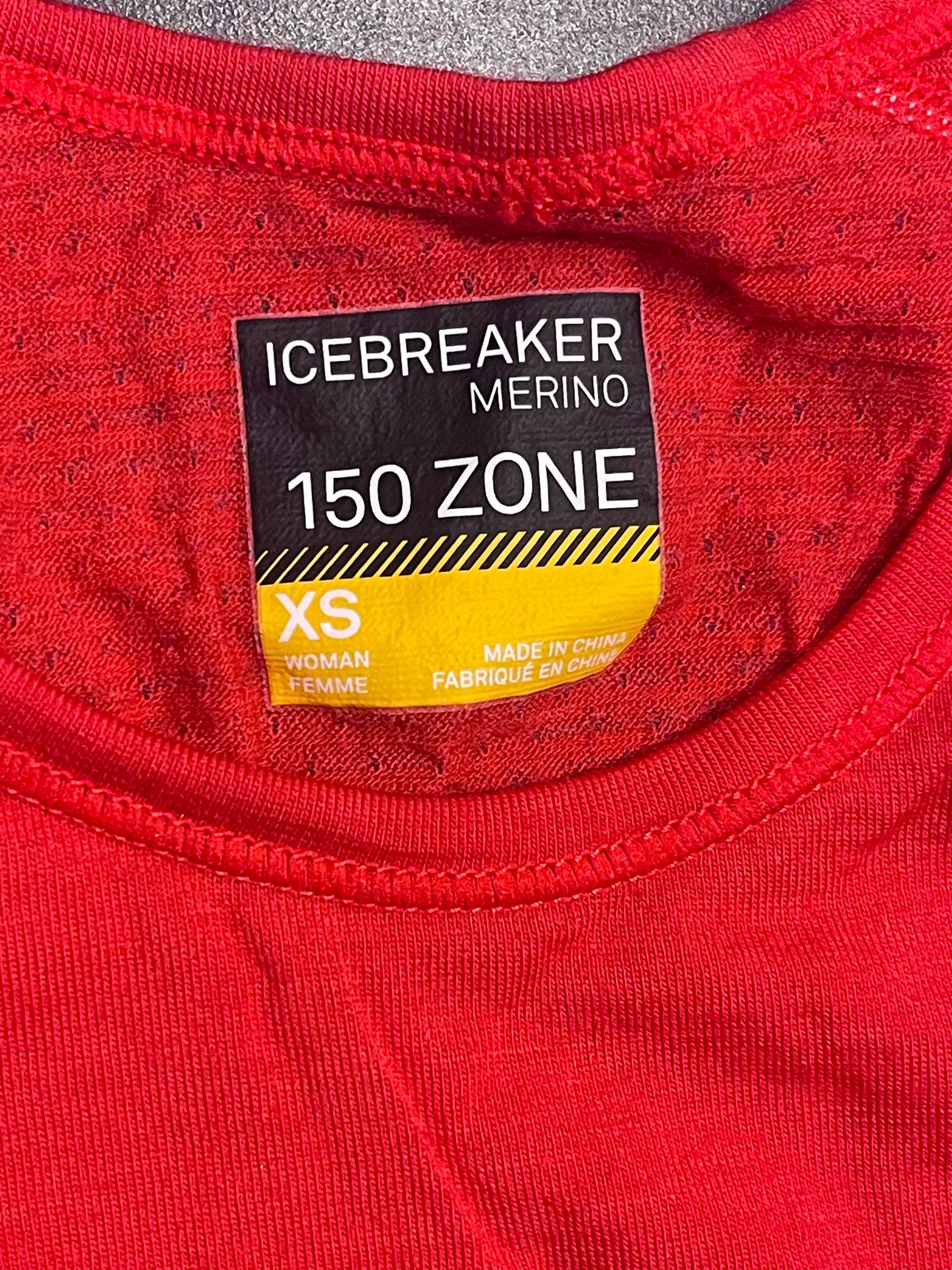 T-Shirt von Icebreaker Merino XS Magenta korallenrot - wanderlich.com