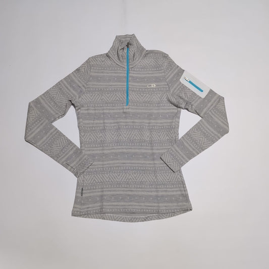 Longsleeve von Icebreaker (M Damen) Merino 260 grau gemustert