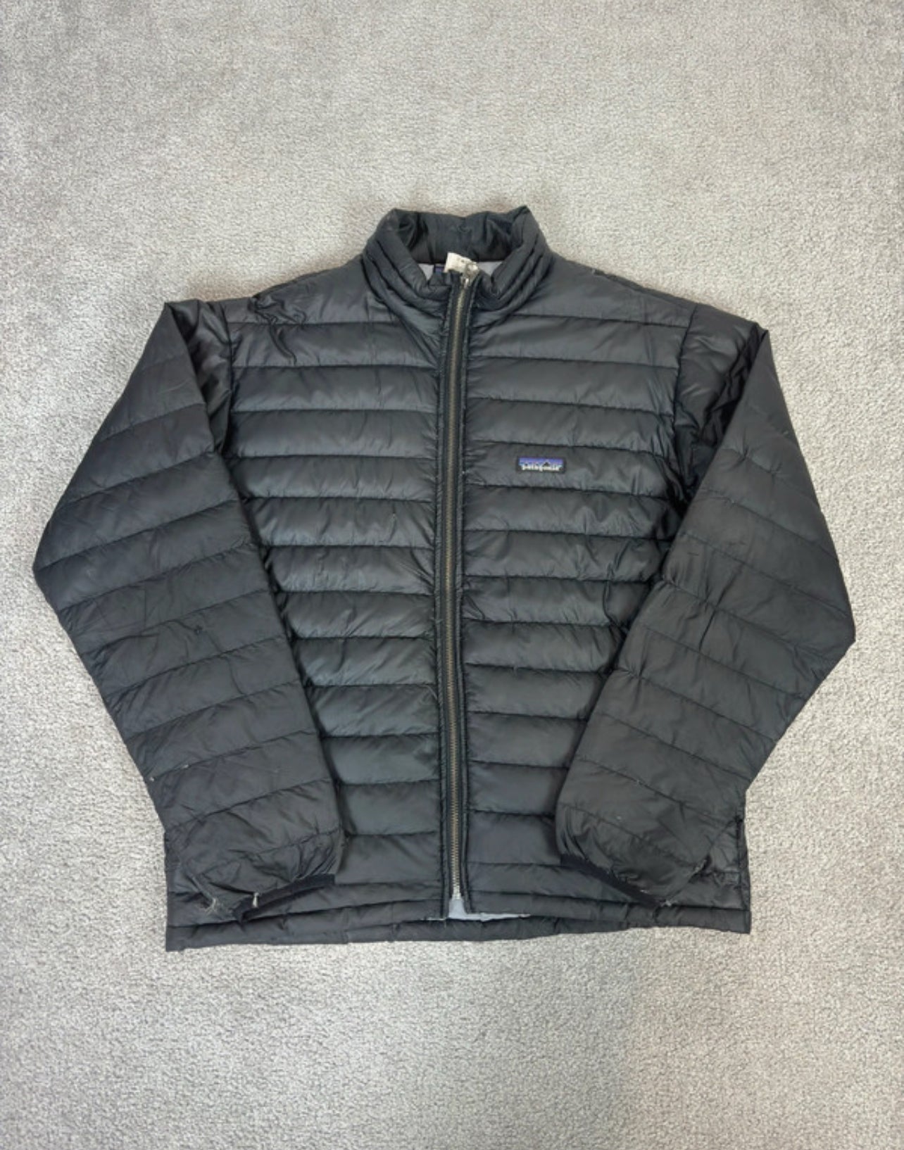 Patagonia leichte Daunen Jacke (Herren L) schwarz