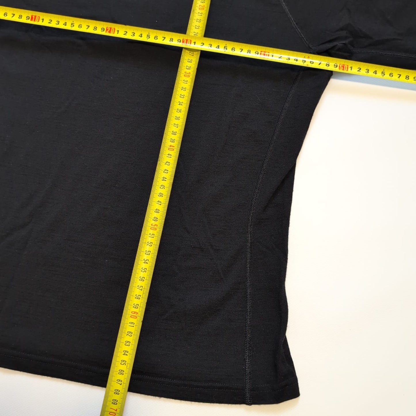 Merino Longsleeve von Icebreaker (L Herren) Langarm Zip Shirt schwarz