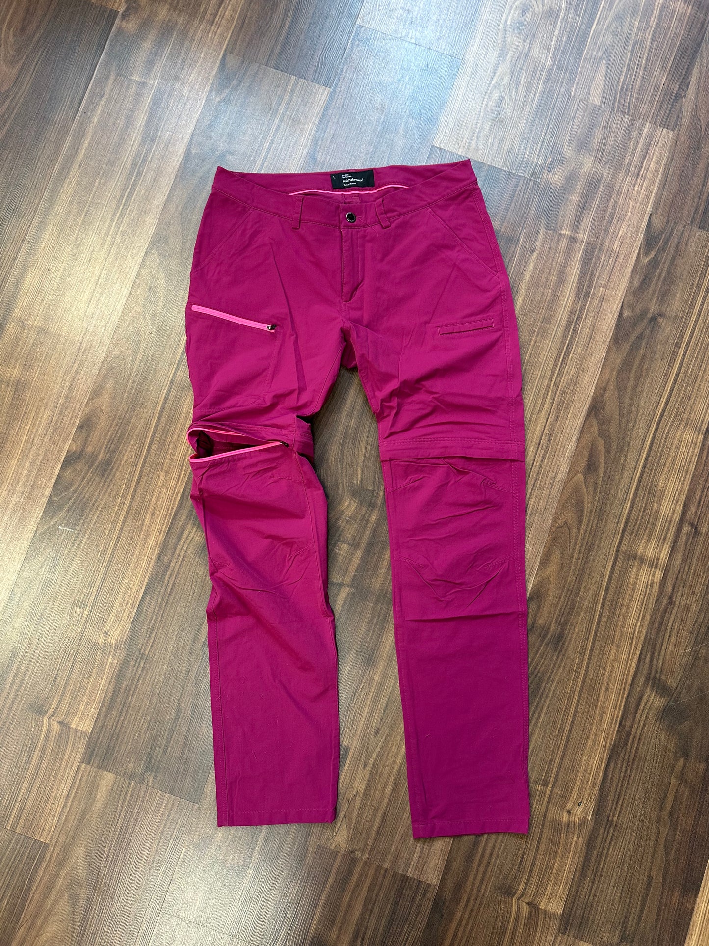 Zip Off Hose 2in1 (L Damen) Shorts Magenta pink