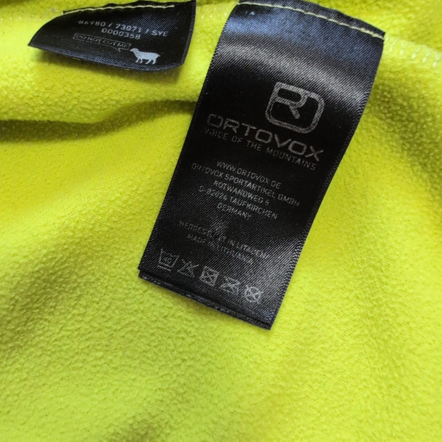 Hoodie von Ortovox Merino inside (M Herren) Fleece Pullover grün
