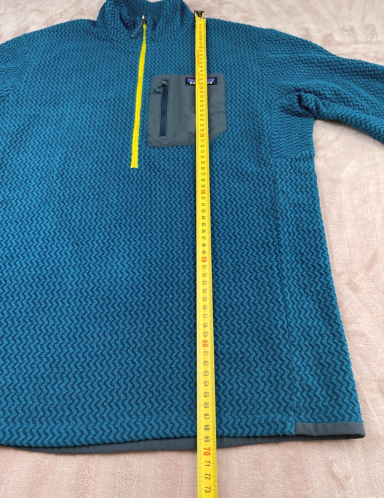 Patagonia R1 Air Fleece Zip-Neck (M Herren) Pullover blau