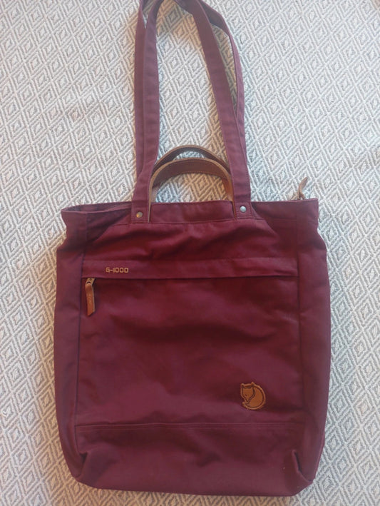 Tasche / Rucksack Fjällräven G-1000 Tote Bag No.1 bordeaux