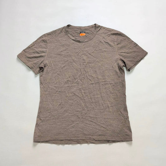 Pure Merino T-Shirt von Icebreaker (L Herren) grau beige