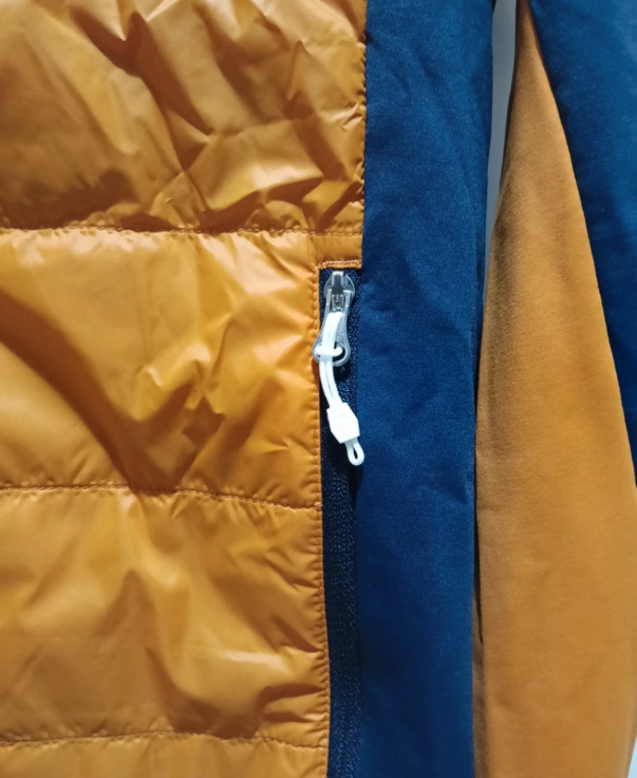 Hybride Jacke von Martini (M Herren) Primaloft + Stretch orange dunkelblau