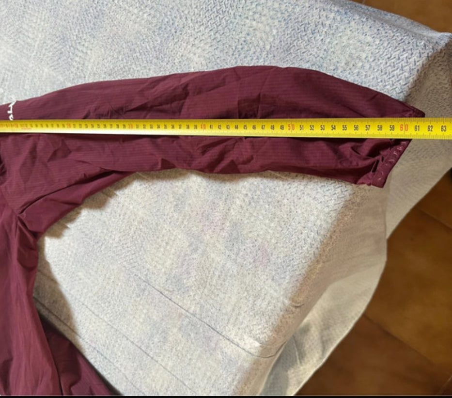 Hybride Regen Jacke von Salewa (XL Damen) ultraleicht bordeaux