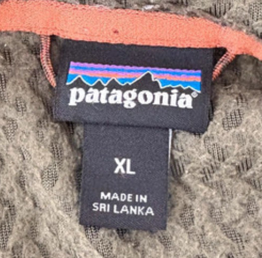 Patagonia R1 Air Fleece Full-Zip Hoody (XL Herren) Olive grün