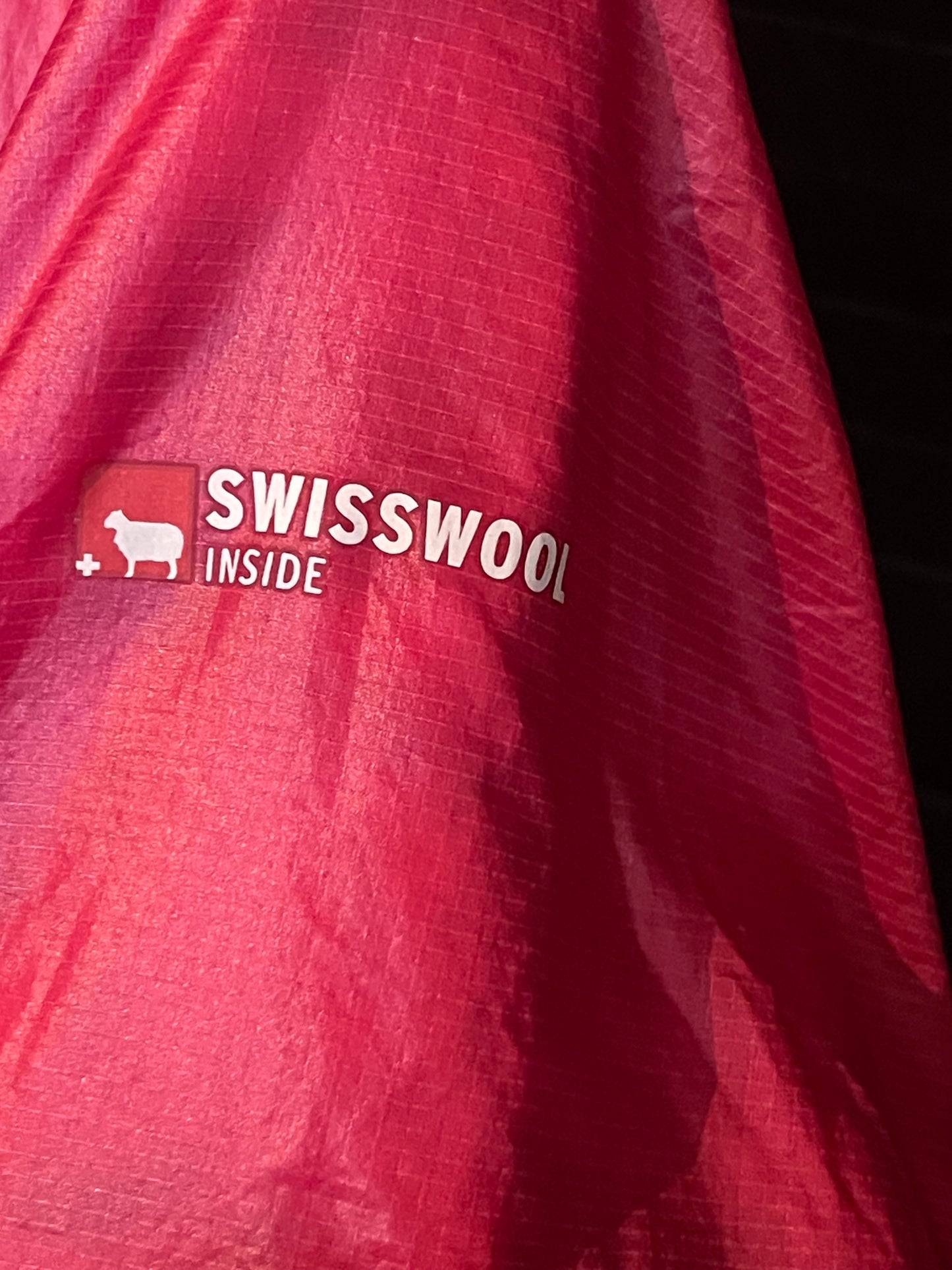 Wende Jacke Ortovox (S Damen) Swisswool Isolation pink lila