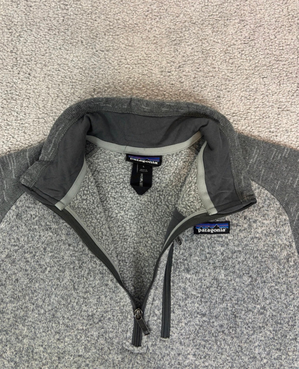 Fleece Pullover Patagonia (S Herren) Better Sweater grau - wanderlich.com