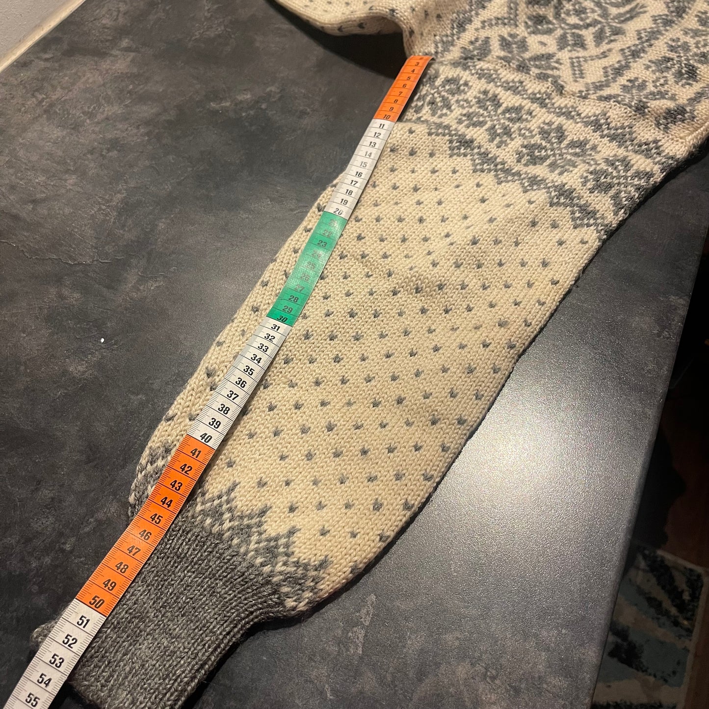 Strick Jacke Dale of Norway (M Herren /L Damen) weiß grau