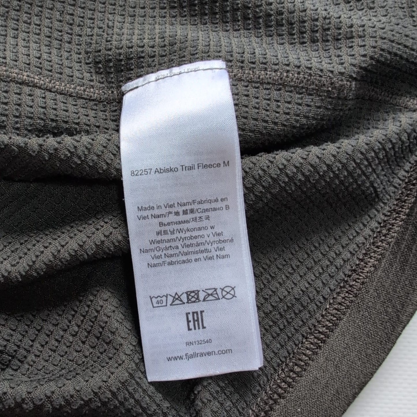 Fleece Jacke Fjällräven (XL Herren) Zipper khaki