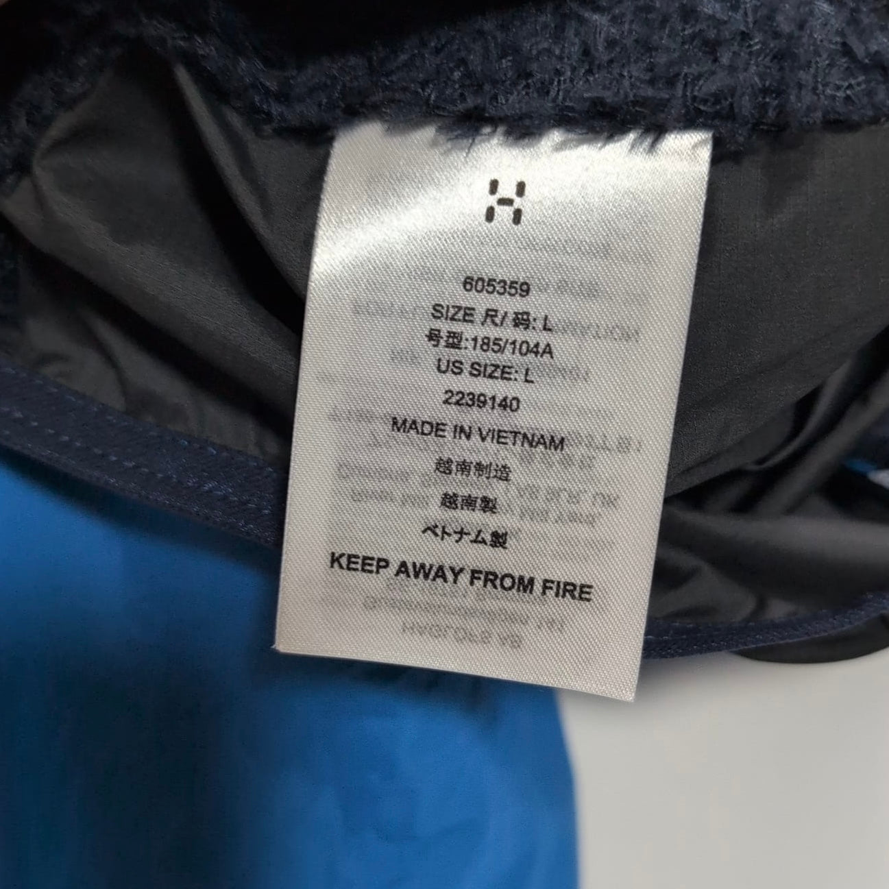 Funktions Jacke von Haglöfs (L Herren) Goretex + Insulation blau