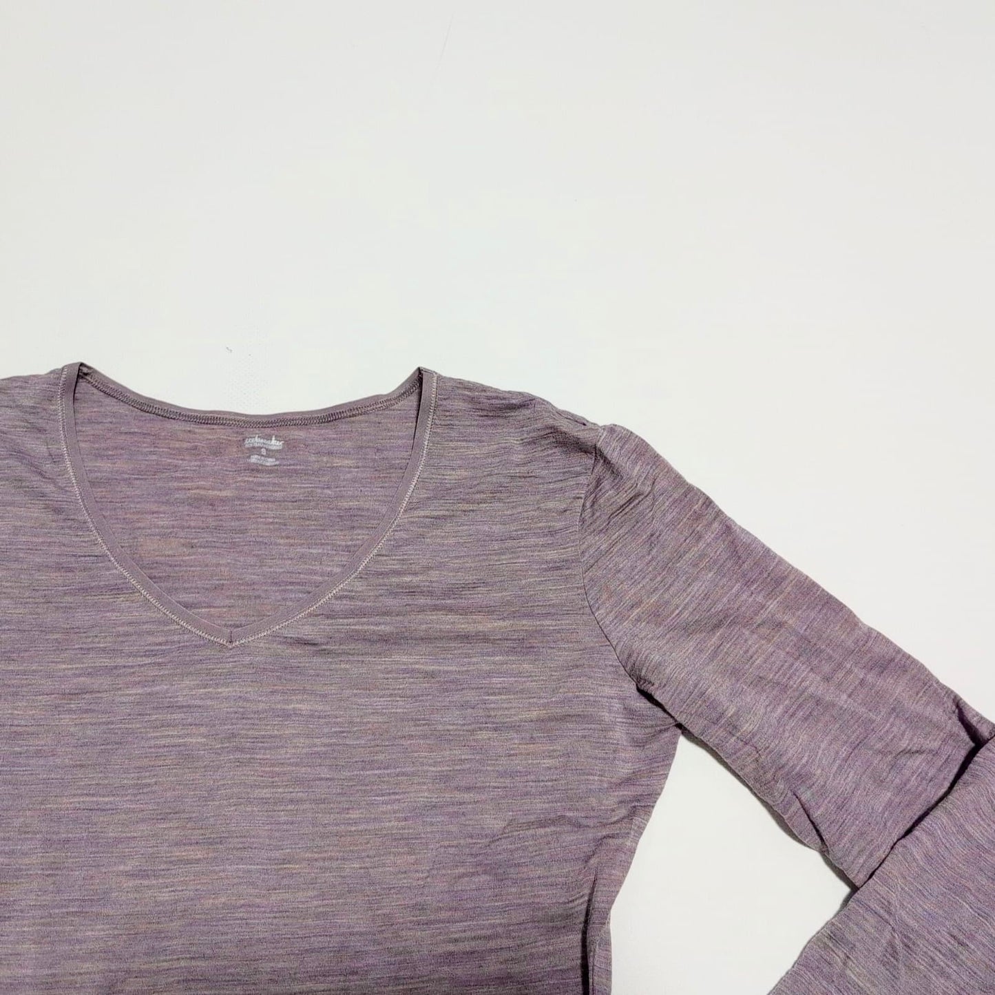 Merino 200 Longsleeve Icebreaker (S Damen ) grau lila Blume