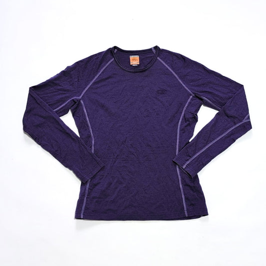 Merino 200 Longsleeve Icebreaker (S Damen) Baselayer lila