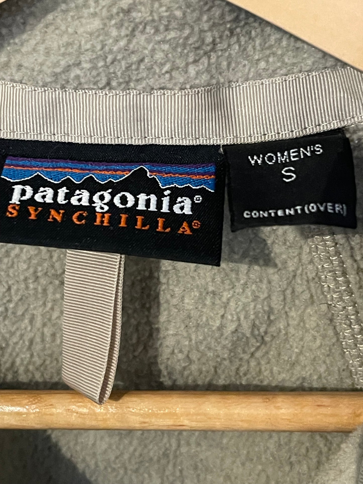 Patagonia Fleece Jacke warm synchilla (S Damen) beige