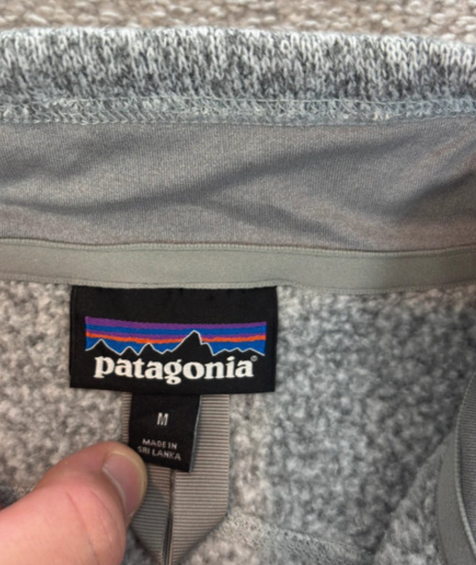 Patagonia Better Sweater Weste (M Damen) Strickoptik Fleece grau