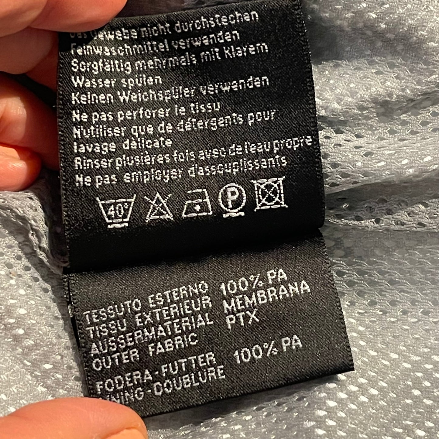 Regen Jacke von Salewa (L Damen) wasserdicht hellblau