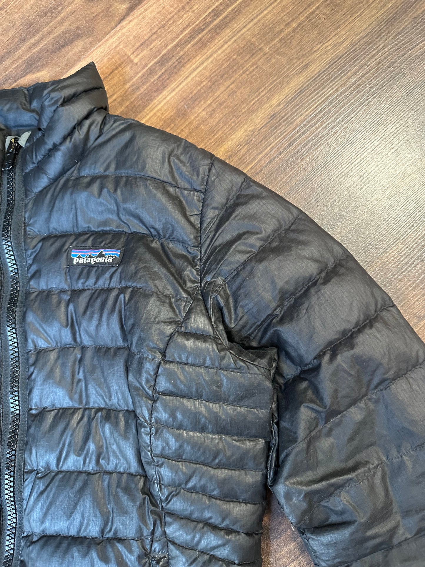 Patagonia Daunen Jacke (XS Damen) wasserabweisend schwarz
