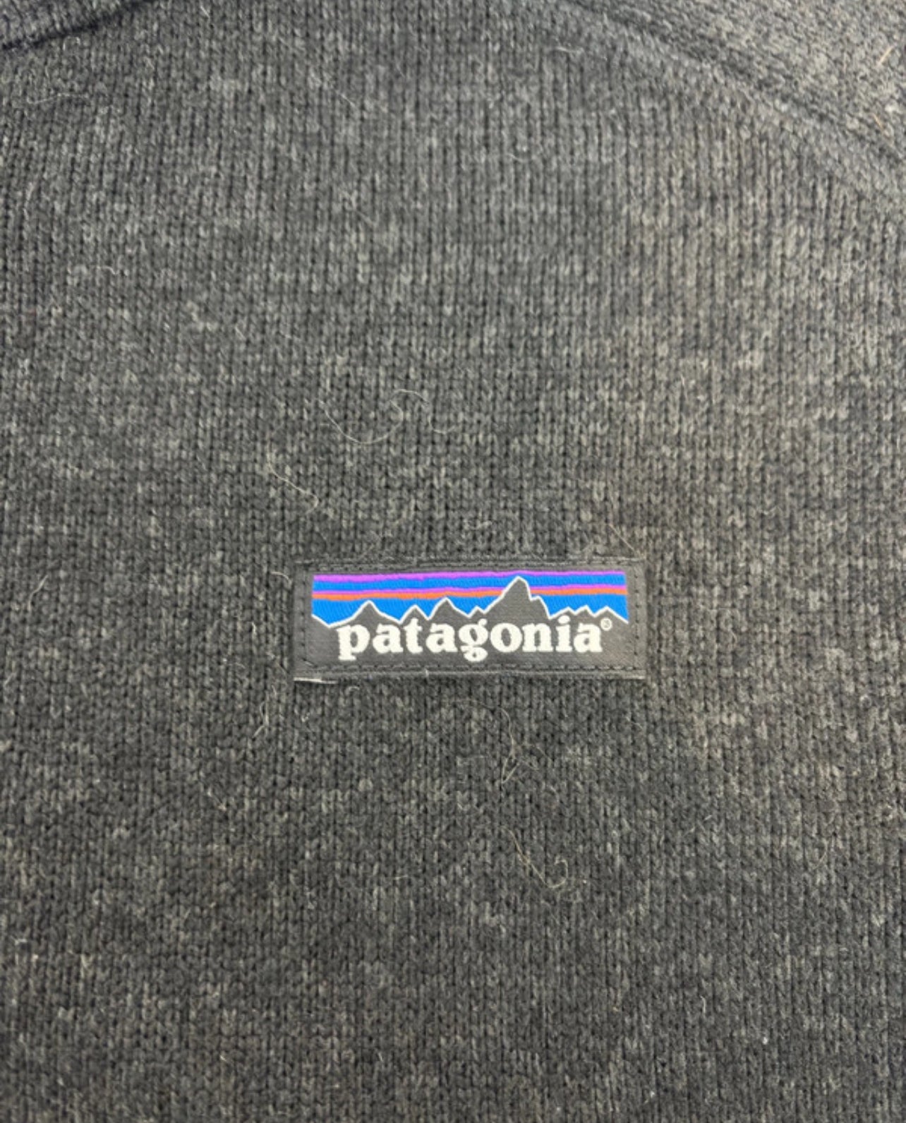 Pullover von Patagonia (L Damen) Better Fleece Strickoptik schwarz