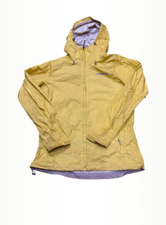 Leichte Regen Jacke von Patagonia (M Damen) Hardshell gelb