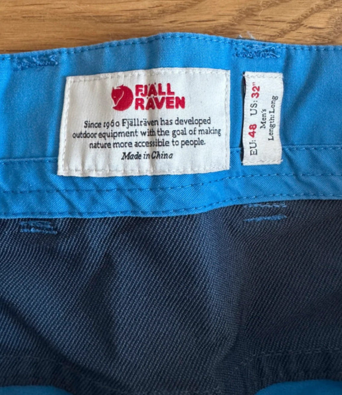 Keb Trousers von Fjällräven (M Herren) Hose blau grau