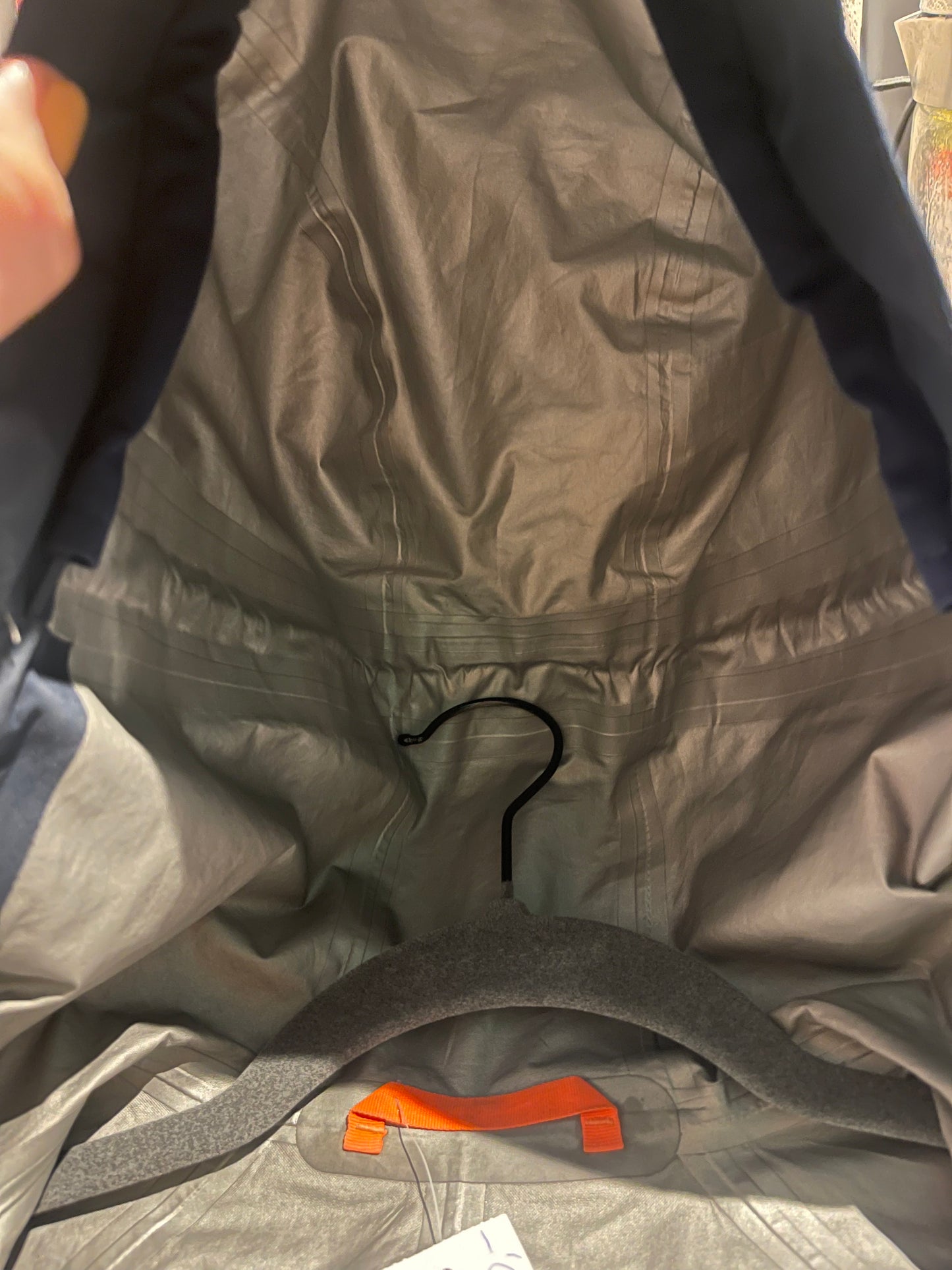 Regen Jacke von Mammut (XS / S Damen) GoreTex Membran dunkelblau