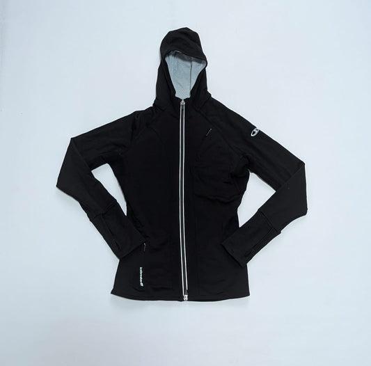 Merino Jacke von Icebreaker (S Damen) Zipper Hoodie schwarz