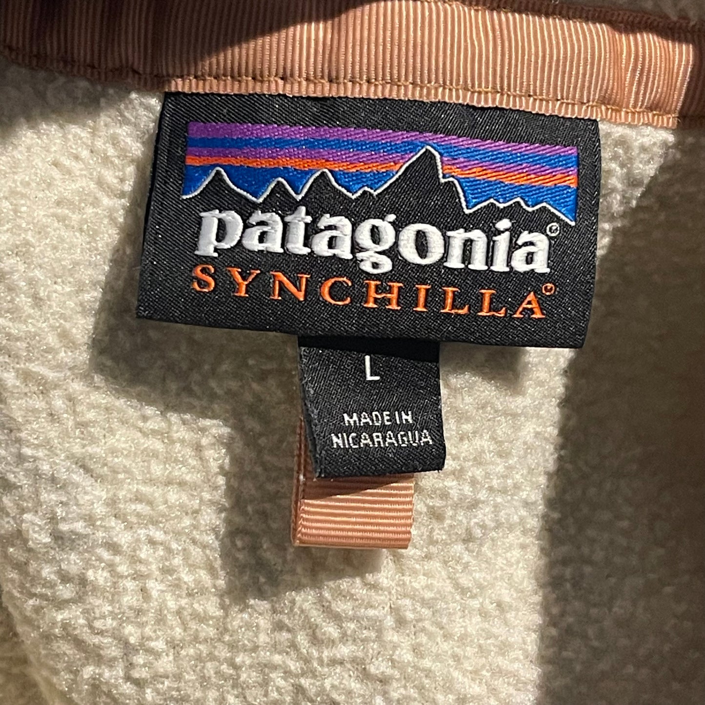 Patagonia Synchilla Fleece Pullover (L) hellgrau