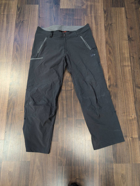 Leichte Softshell Hose von Mammut (XL kurz: 26 Herren) grau