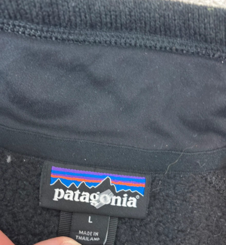 Pullover von Patagonia (L Damen) Better Fleece Strickoptik schwarz