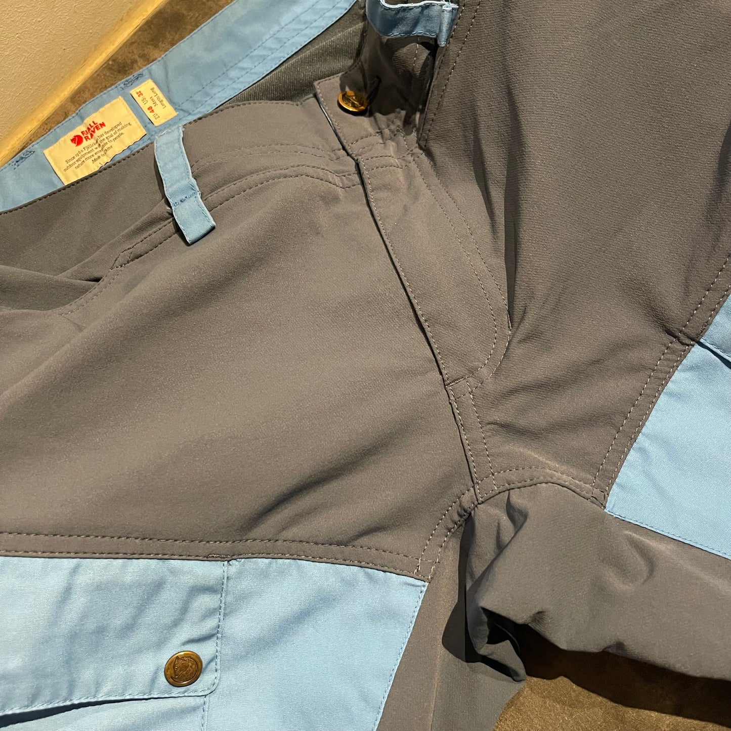 Keb Trousers von Fjällräven (M Herren) Hose blau grau