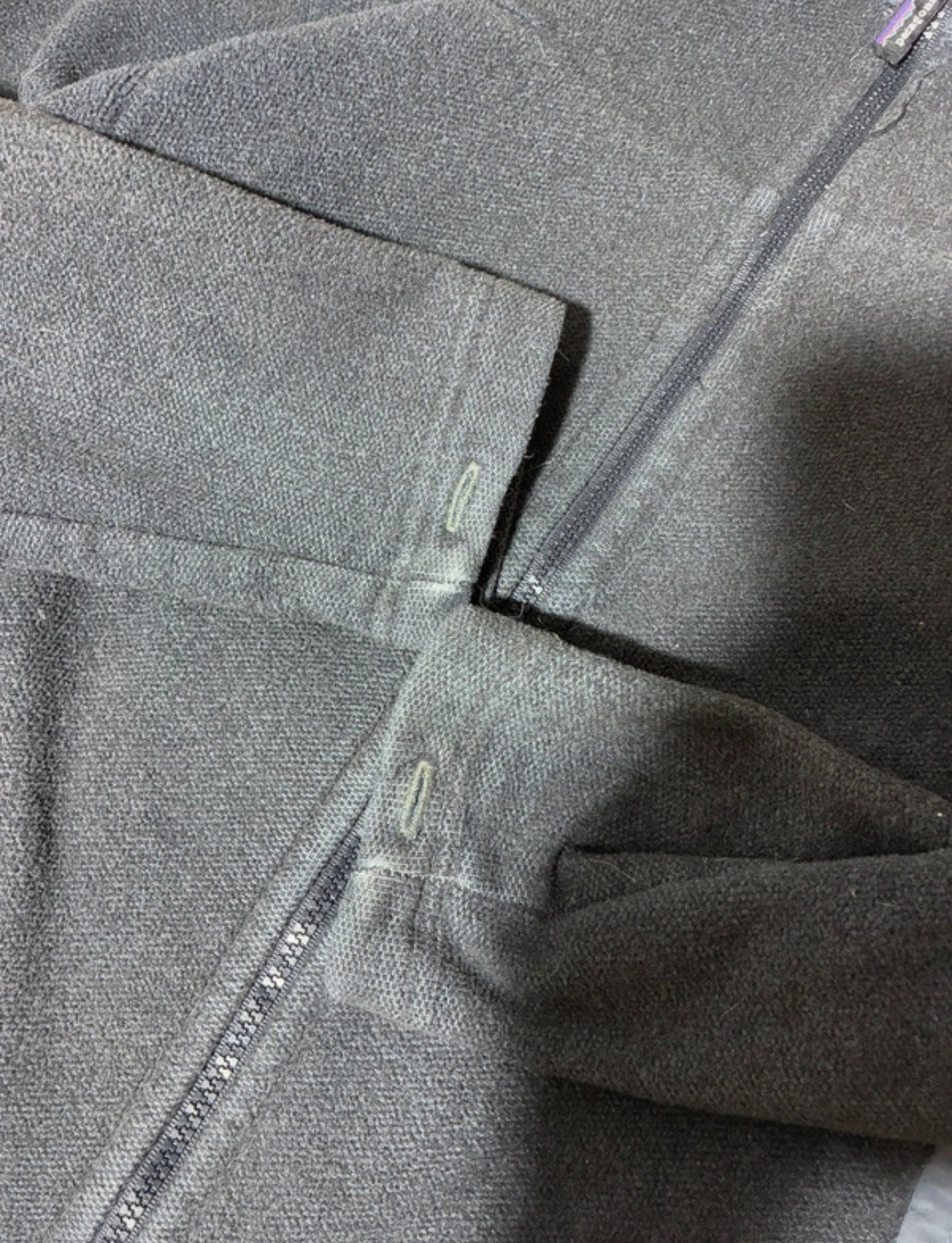 Patagonia Fleece Jacke ( S Damen) Zipper Sweatshirt Synchilla dunkelgrau