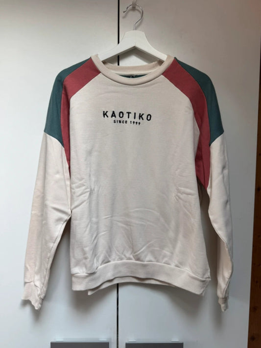 Pullover von Kaotiko (M Unisex) creme, bunt