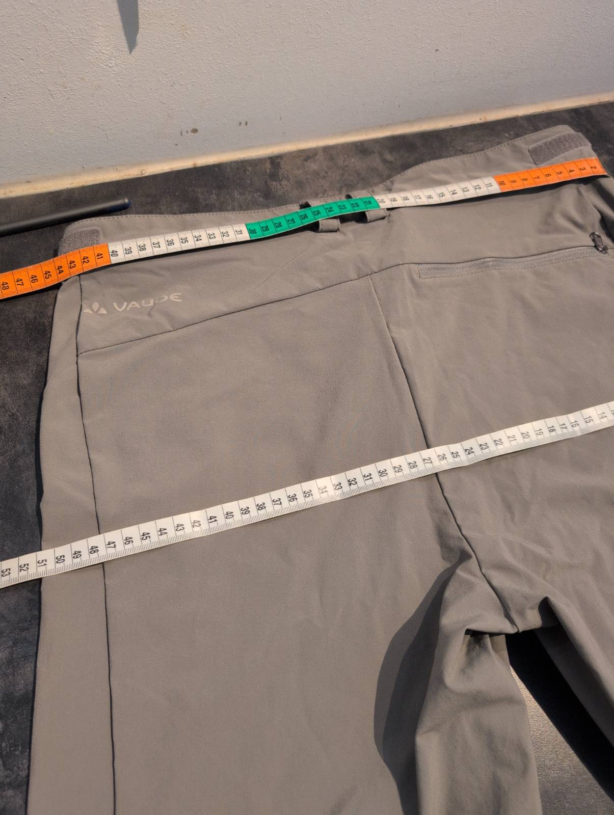 Zip Off Hose von Vaude (M: 50 Herren) 2in1 elastisch grau - wanderlich.com